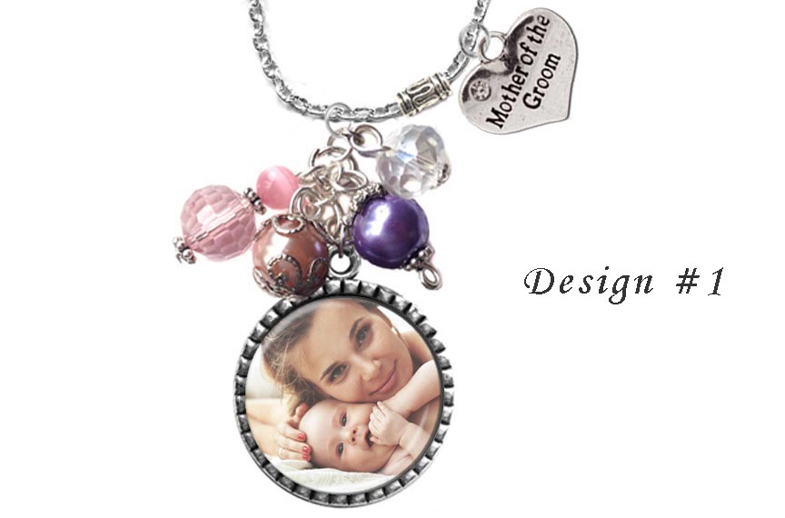 Personalized Mother of the Groom Photo Necklace