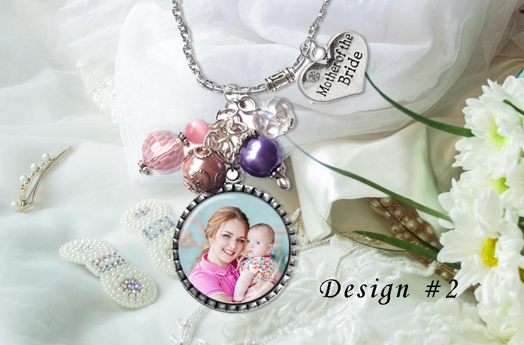 Personalized Mother of the Bride Photo Necklace